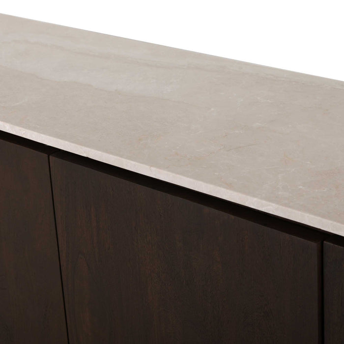 STARFURN Dressoir Dallas Bruin Mangohout 210 cm-Dressoirs-Starfurn