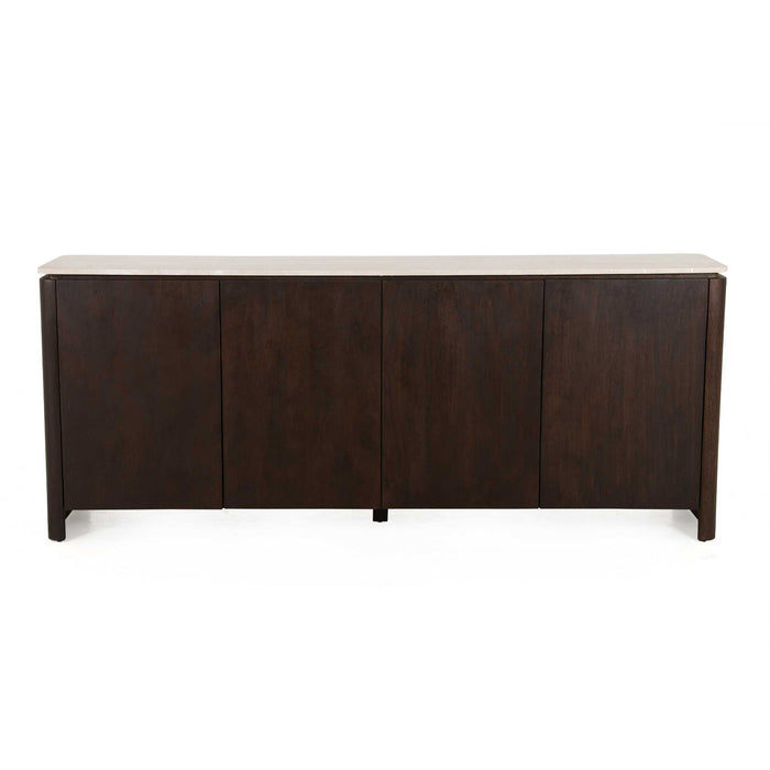 STARFURN Dressoir Dallas Bruin Mangohout 210 cm-Dressoirs-Starfurn
