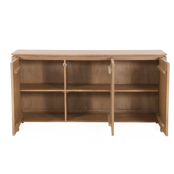 STARFURN Dressoir Dallas Naturel Mangohout 165 cm-Dressoirs-Starfurn