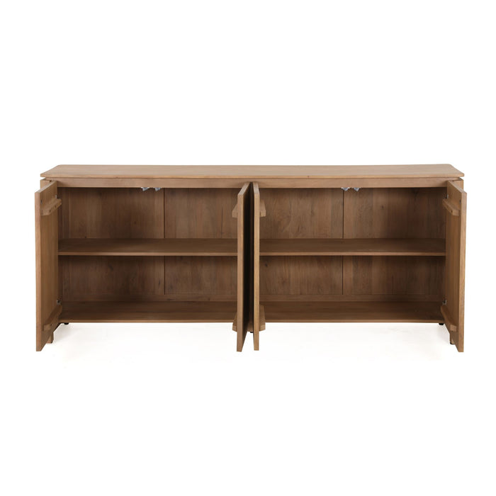 STARFURN Dressoir Dallas Naturel Mangohout 210 cm-Dressoirs-Starfurn