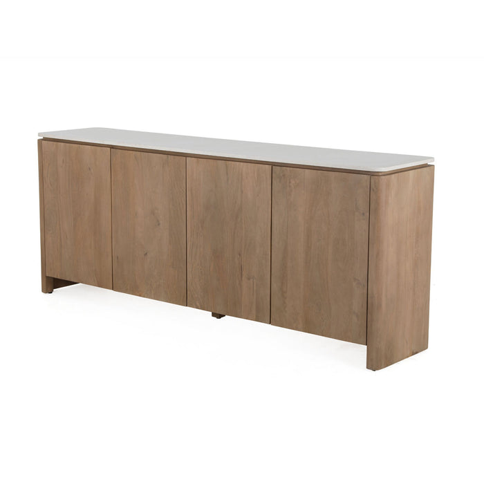 STARFURN Dressoir Dallas Naturel Mangohout 210 cm-Dressoirs-Starfurn
