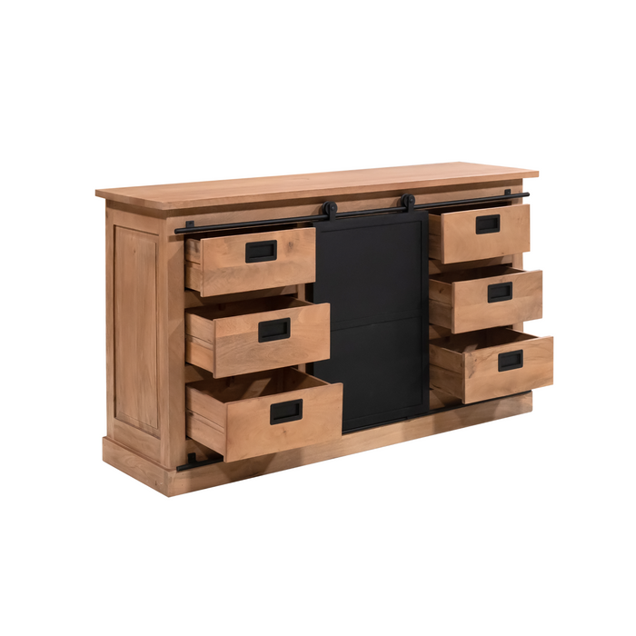 STARFURN Dressoir Fresno Naturel 160x45 cm STF-713-Dressoirs-Starfurn