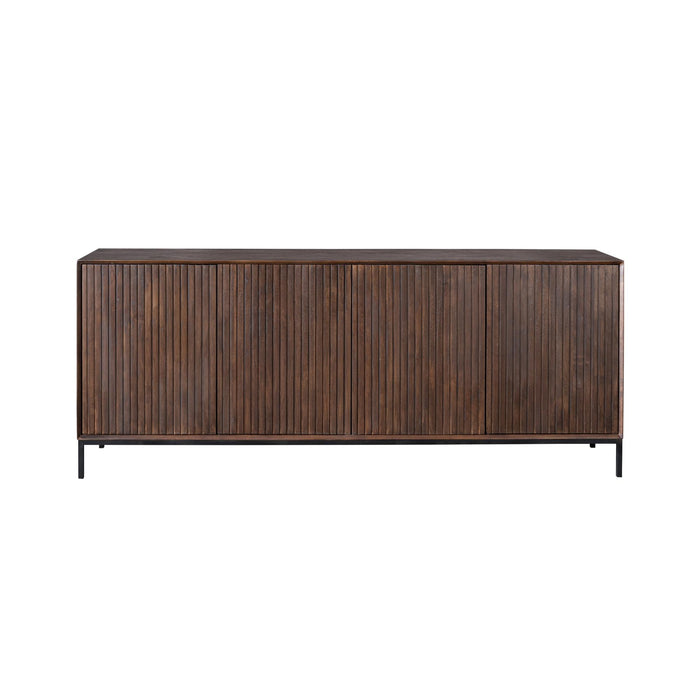 STARFURN Dressoir Madison Bruin 210 cm 210x45x85 cm-Dressoirs-Starfurn