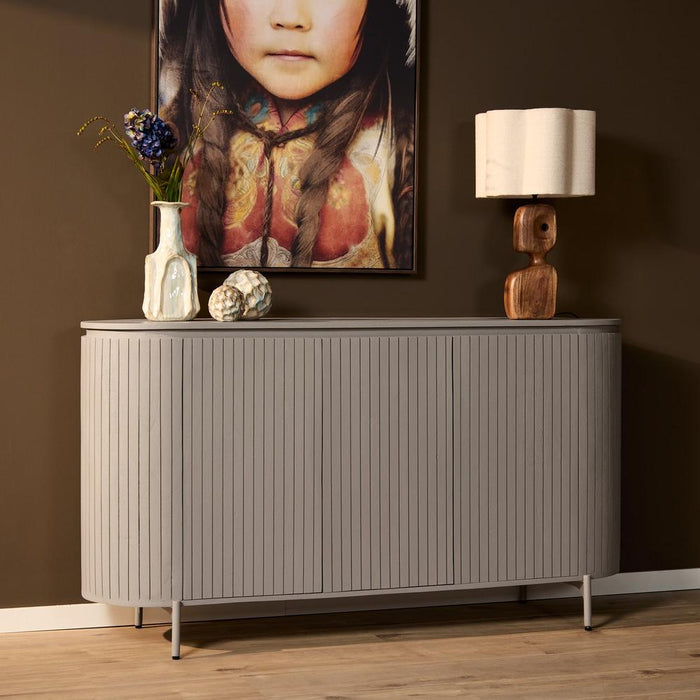 STARFURN Dressoir Solana 165 cm Taupe 165x45x90 cm-Dressoirs-Starfurn