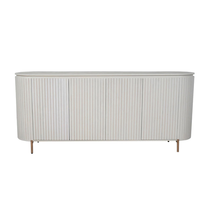 STARFURN Dressoir Solana Zand Mangohout 210 cm-Dressoirs-Starfurn