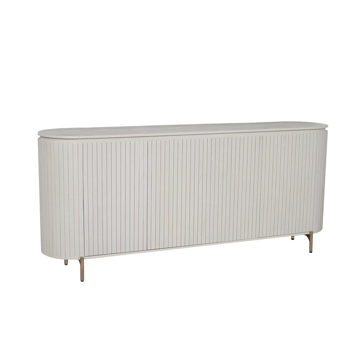 STARFURN Dressoir Solana Zand Mangohout 210 cm-Dressoirs-Starfurn