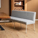 STARFURN Eetkamerbank Riff 200 cm element Beige 200x69x87 cm-Eetkamerbanken-Starfurn