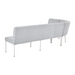 STARFURN Eetkamerbank Riff 70 cm element Beige 70x69x87 cm-Eetkamerbanken-Starfurn