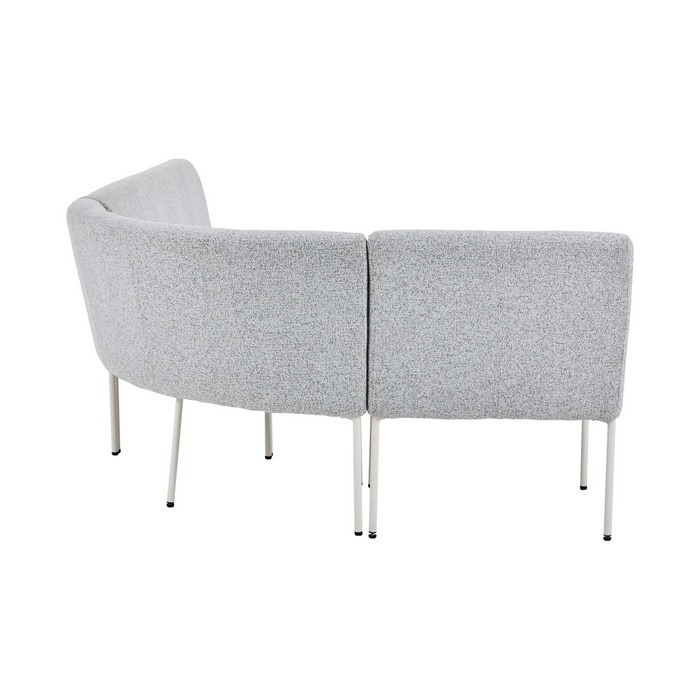 STARFURN Eetkamerbank Riff Hoek Beige 100x100x87 cm