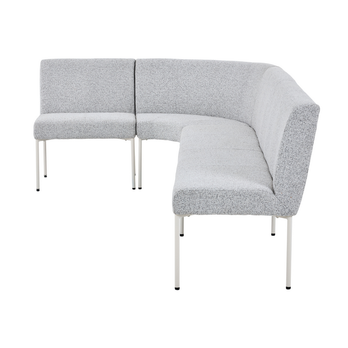 STARFURN Eetkamerbank Riff Hoek Beige 100x100x87 cm-Eetkamerbanken-Starfurn