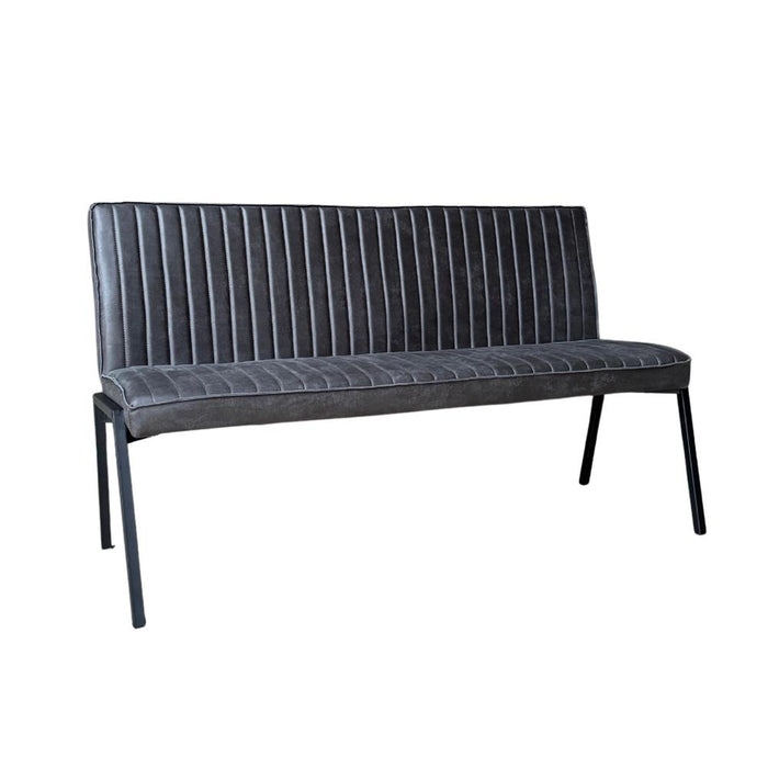 STARFURN Eetkamerbank Tivoli Bull 155 cm Antraciet 155x56x88 cm-Eetkamerbanken-Starfurn