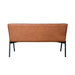 STARFURN Eetkamerbank Tivoli Bull 155 cm Cognac 155x56x88 cm-Eetkamerbanken-Starfurn