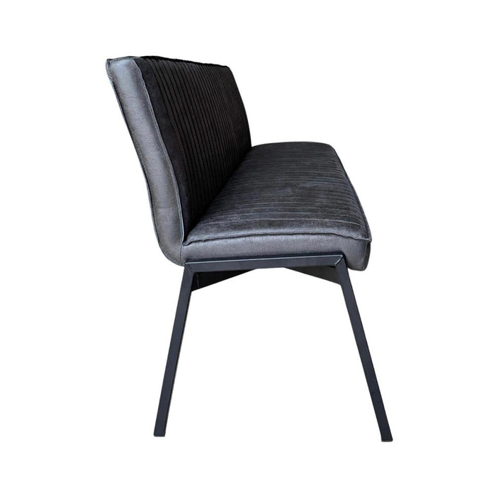 STARFURN Eetkamerbank Tivoli Bull 185 cm Antraciet 185x56x88 cm-Eetkamerbanken-Starfurn