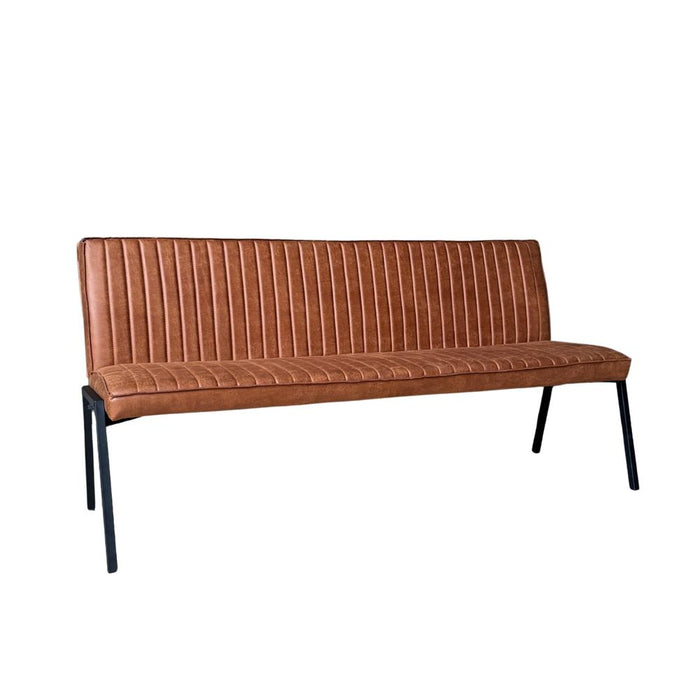 STARFURN Eetkamerbank Tivoli Bull 185 cm Cognac 185x56x88 cm-Eetkamerbanken-Starfurn