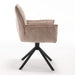 STARFURN Eetkamerstoel Dani Fluweel Beige 65x56x85 cm-Eetkamerstoelen-Starfurn