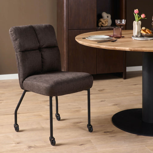 STARFURN Eetkamerstoel Dave Bruin-Eetkamerstoelen-Starfurn