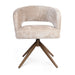STARFURN Eetkamerstoel Demi | Beige | Poot Bronze | Met armleuning-Eetkamerstoelen-Starfurn