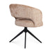 STARFURN Eetkamerstoel Demi | Cinnamon | Poot Black | Met armleuning-Eetkamerstoelen-Starfurn