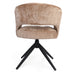 STARFURN Eetkamerstoel Demi | Cinnamon | Poot Black | Met armleuning-Eetkamerstoelen-Starfurn