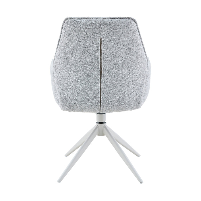 STARFURN Eetkamerstoel Hera Beige Met armleuning 63x63x83 cm