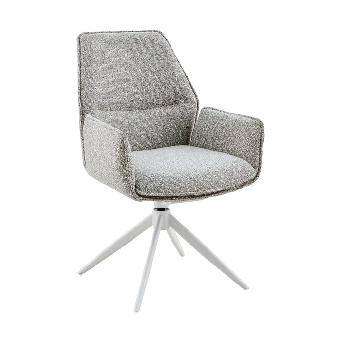 STARFURN Eetkamerstoel Hera Beige Met armleuning 63x63x83 cm-Eetkamerstoelen-Starfurn