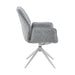 STARFURN Eetkamerstoel Hera Grijs Met armleuning 63x63x83 cm-Eetkamerstoelen-Starfurn