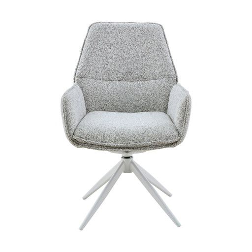 STARFURN Eetkamerstoel Hera Licht Grijs Met armleuning 63x63x83 cm-Eetkamerstoelen-Starfurn