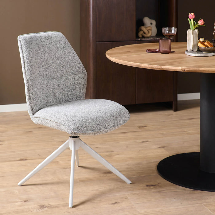 STARFURN Eetkamerstoel Hera | Light Grey-Eetkamerstoelen-Starfurn
