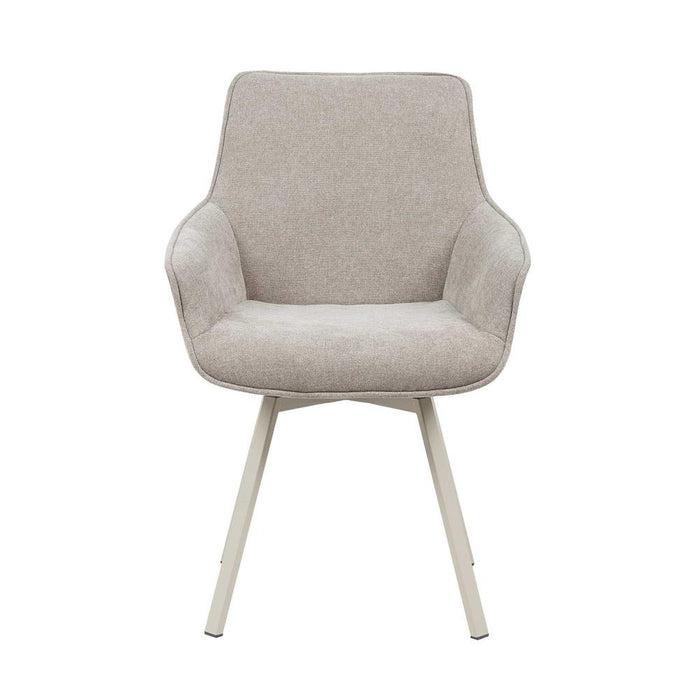 STARFURN Eetkamerstoel Mees Taupe 57x62.5x86.5 cm-Eetkamerstoelen-Starfurn