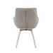 STARFURN Eetkamerstoel Mees Taupe 57x62.5x86.5 cm-Eetkamerstoelen-Starfurn