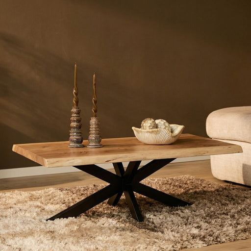 STARFURN Eettafel Boomstam salontafel Live Edge 120x60 cm-Eettafels-Starfurn