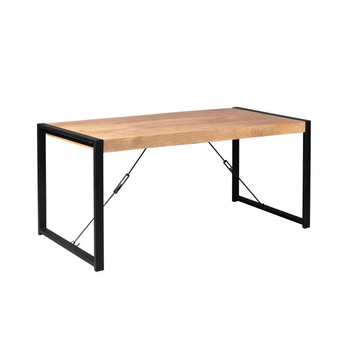 STARFURN Eettafel Britt Mangohout Naturel 180x90-Eettafels-Starfurn