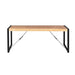STARFURN Eettafel Britt Mangohout Naturel 200x90-Eettafels-Starfurn