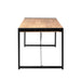 STARFURN Eettafel Britt Mangohout Naturel 200x90-Eettafels-Starfurn