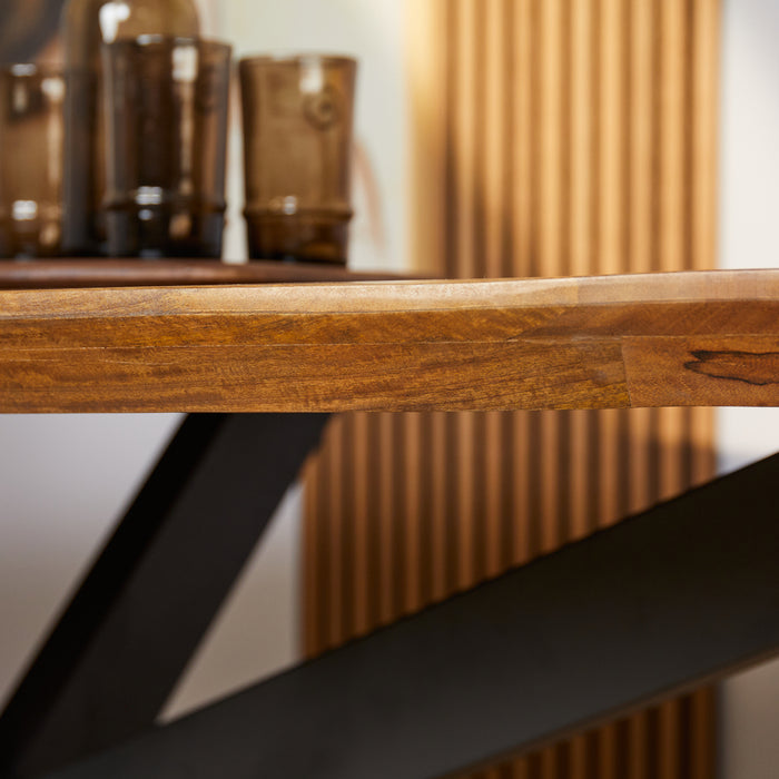 STARFURN Eettafel Eetkamertafel Brandy Ovaal 300 cm 300x120x76 cm-Eettafels-Starfurn