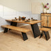 STARFURN Eettafel Eetkamertafel Extense 240 cm 240x100x76 cm-Eettafels-Starfurn