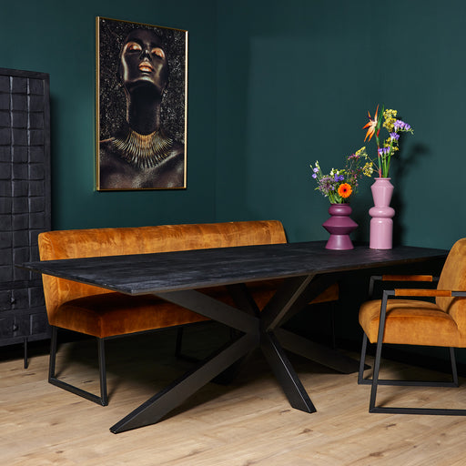 STARFURN Eettafel Eetkamertafel New York Rechthoek 200 cm 200x100x76 cm-Eettafels-Starfurn