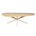 STARFURN Eettafel Eiken eettafel Cloud 210 cm Naturel Poot Zand-Eettafels-Starfurn