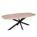 STARFURN Eettafel Eiken eettafel Ferris Deens Ovaal 200 cm Naturel-Eettafels-Starfurn