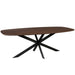 STARFURN Eettafel Eiken eettafel Ferris Deens Ovaal 240 cm Bruin-Eettafels-Starfurn