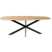 STARFURN Eettafel Eiken eettafel Ferris Deens Ovaal 280 cm Naturel-Eettafels-Starfurn