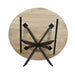 STARFURN Eettafel Eiken eettafel Ferris Rond 110 cm Naturel 110x110x76 cm-Eettafels-Starfurn