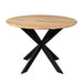 STARFURN Eettafel Eiken eettafel Ferris Rond 110 cm Naturel 110x110x76 cm-Eettafels-Starfurn