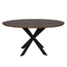 STARFURN Eettafel Eiken eettafel Ferris Rond 150 cm Naturel 150x150x76 cm-Eettafels-Starfurn