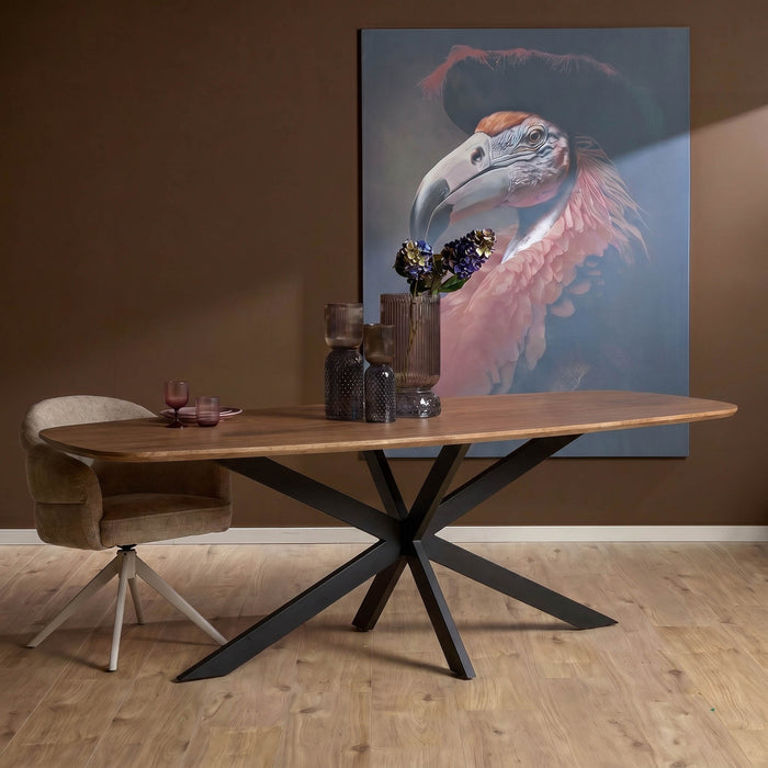 STARFURN Eettafel Elegance Deens ovaal 200x100 cm-Eettafels-Starfurn