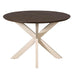 STARFURN Eettafel Madison Bruin 110 cm Poot Zand 110x110x76 cm-Eettafels-Starfurn