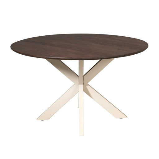 STARFURN Eettafel Madison Bruin 150 cm Poot Zand 150x150x76 cm-Eettafels-Starfurn
