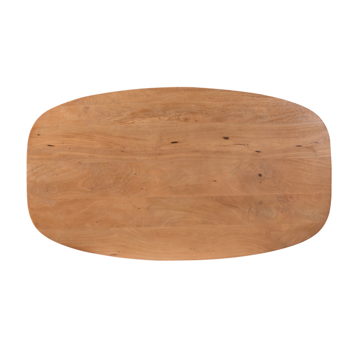 STARFURN Eettafel Madison Naturel 160 cm Deens ovaal 160x90x76 cm-Eettafels-Starfurn