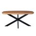 STARFURN Eettafel Madison Naturel 160 cm Deens ovaal 160x90x76 cm-Eettafels-Starfurn