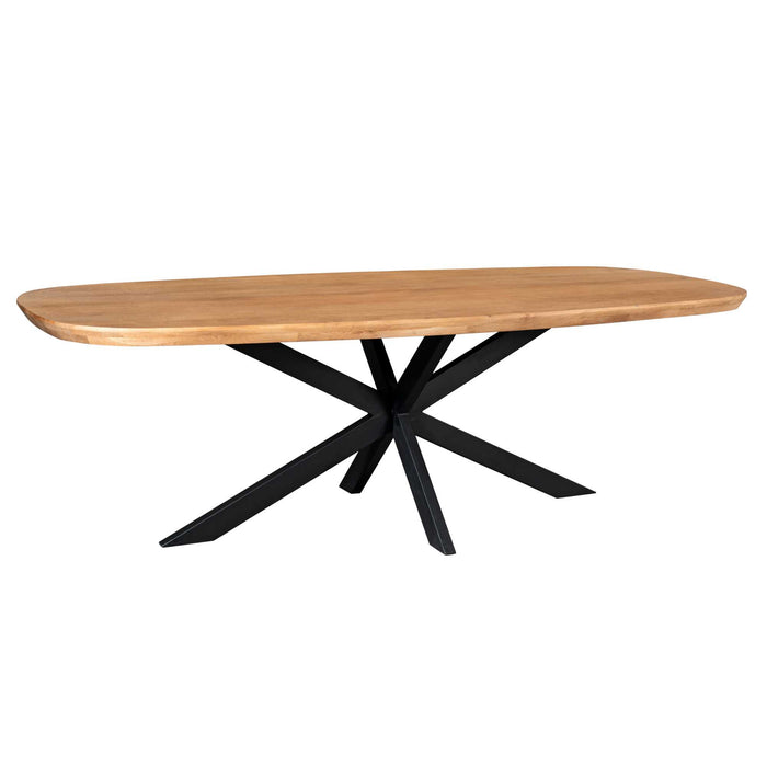 STARFURN Eettafel Madison Naturel 240 cm Deens ovaal 240x110x76 cm